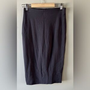 Aritzia Wilfred Charcoal Pencil Skirt w/ Stretch Size Small -office minimalist